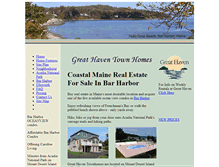 Tablet Screenshot of greathaventownhomes.com